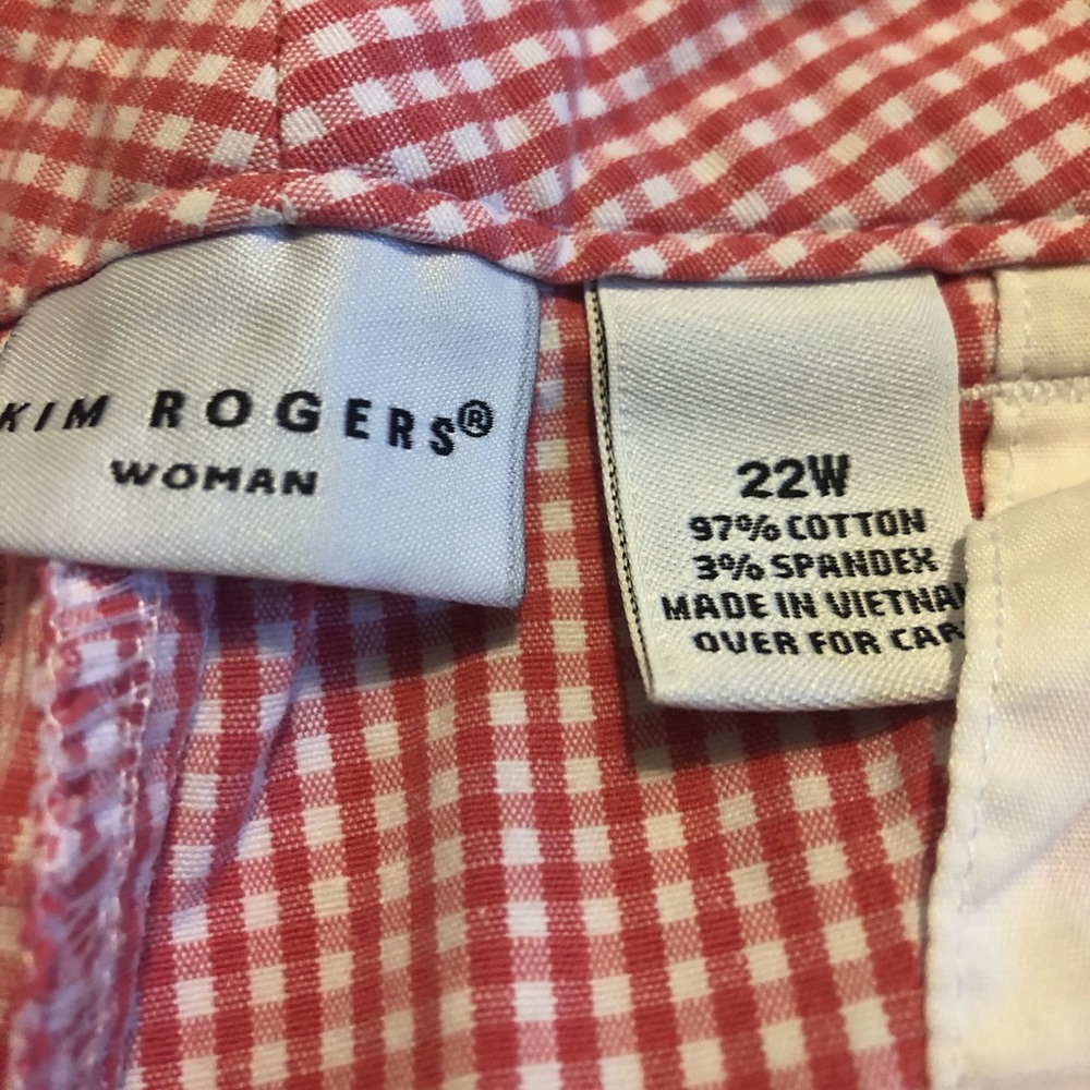 Pink & White Checkered Shorts - Picture 4 of 4